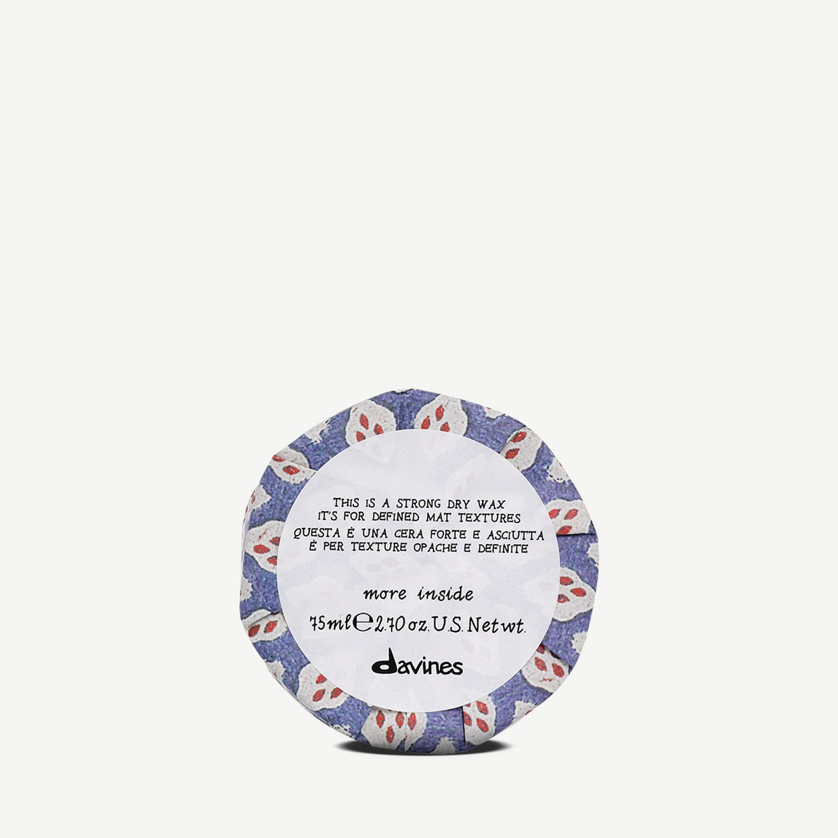 Strong Hold Dry Wax for Styling